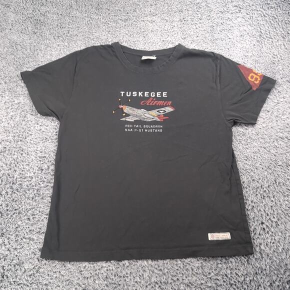 Red Canoe Tuskegee Airmen Shirt Adult Extra Large Gray Short Sleeve Graphic Tee - Picture 1 of 6